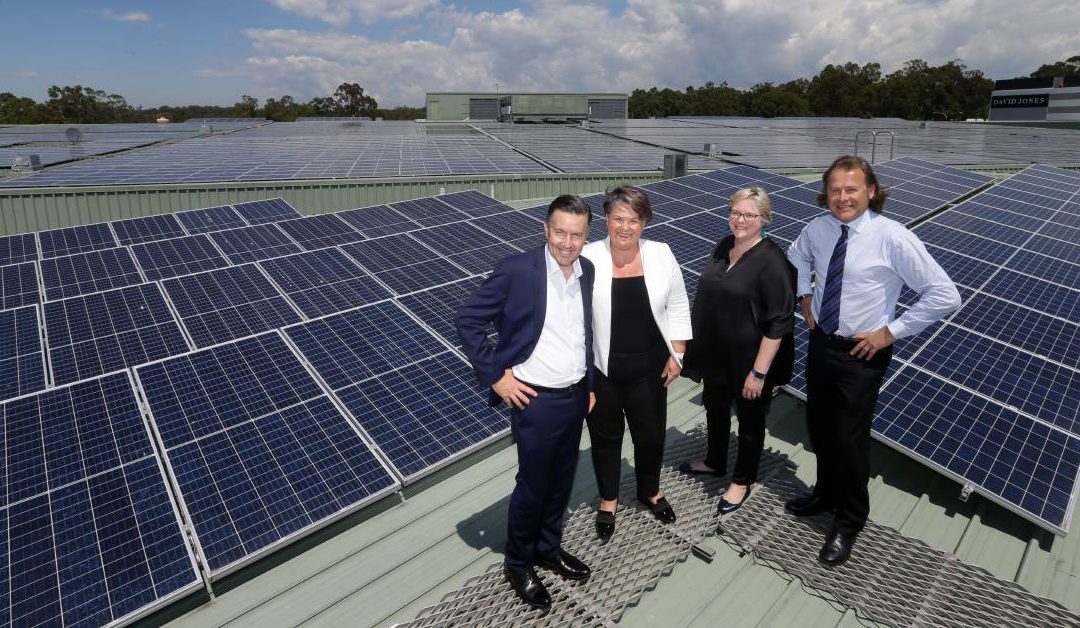 Rooftop solar helping Stockland Green Hills go green